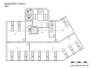 Pronájem kanceláře, Praha - Vinohrady, Uruguayská, 236 m2