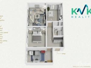 Prodej bytu 3+1, Ostrov, Hlavní třída, 72 m2