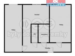 Prodej bytu 2+1, Ostrava - Hrabůvka, Plzeňská, 55 m2