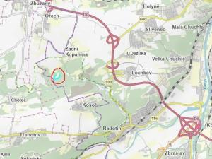 Prodej podílu lesa, Praha, 4596 m2