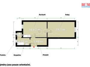 Pronájem bytu 1+1, Plzeň - Východní Předměstí, Božkovská, 45 m2
