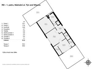 Pronájem vícegeneračního domu, Týn nad Vltavou, Nádražní, 160 m2