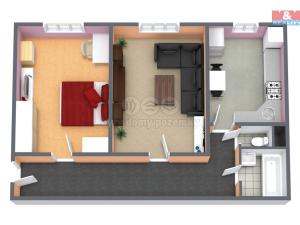 Prodej bytu 2+1, Ostrov, S. K. Neumanna, 66 m2