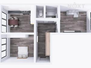 Pronájem bytu 2+1, Karviná, Jurkovičova, 60 m2