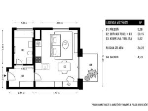 Prodej bytu 1+kk, Heřmanova Huť, U Pondu, 35 m2