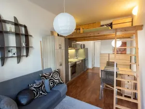 Pronájem bytu 1+kk, Praha - Podolí, Na Zlatnici, 26 m2