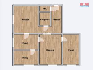 Pronájem bytu 4+1, Ostrava - Moravská Ostrava, Zelená, 75 m2