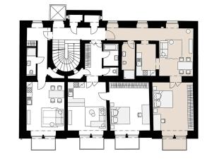 Pronájem bytu 2+1, Praha, Myslíkova, 71 m2