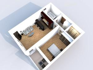 Pronájem bytu 2+kk, Plzeň, K Zelené louce, 56 m2