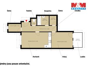 Pronájem bytu 2+kk, Klatovy - Klatovy III, Čechova, 60 m2