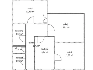 Prodej rodinného domu, Hvězdlice, 60 m2