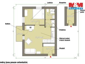 Pronájem bytu 2+kk, Zbůch, Brigádnická, 46 m2
