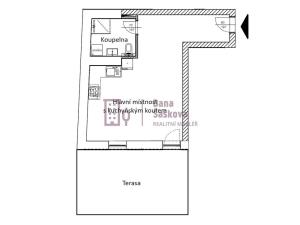 Pronájem bytu 1+kk, Jindřichův Hradec, nám. Míru, 61 m2