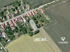 Prodej zahrady, Toušice, 907 m2