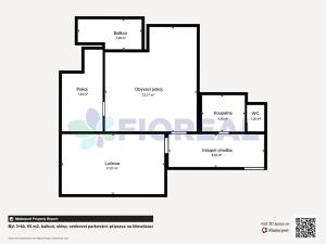 Prodej bytu 3+kk, Horoměřice, T. G. Masaryka, 70 m2