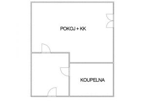 Pronájem bytu 1+kk, Příbram - Příbram VII, Jana Drdy, 29 m2