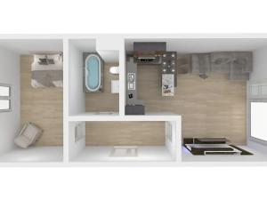 Pronájem bytu 2+kk, Plzeň, Křepelková, 54 m2