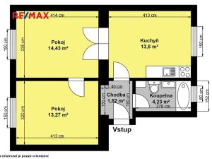 Pronájem bytu 3+kk, Pečky, Lhotecká, 54 m2