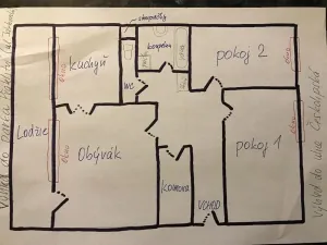 Pronájem bytu 3+1, Praha - Střížkov, Jablonecká, 75 m2