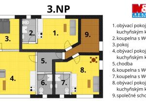 Prodej činžovního domu, Otrokovice - Kvítkovice, tř. Osvobození, 422 m2