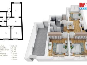 Prodej rodinného domu, Bořetice, 90 m2