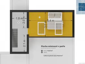 Prodej bytu 2+kk, Šestajovice, Komenského, 106 m2