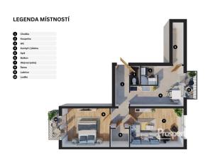 Prodej bytu 2+1, Šlapanice, Švehlova, 60 m2