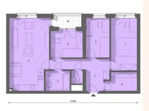 Pronájem bytu 4+kk, Praha - Uhříněves, Oty Bubeníčka, 92 m2