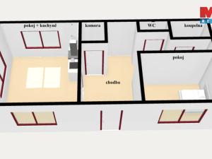 Pronájem bytu 2+kk, Náchod, Českoskalická, 70 m2
