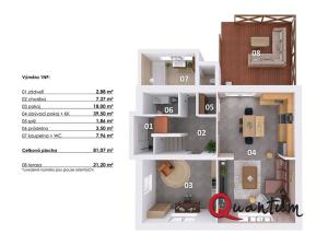 Prodej rodinného domu, Praha - Uhříněves, U Nadýmače, 279 m2