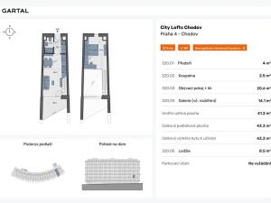 Prodej bytu 2+kk, Praha - Chodov, Valentova, 43 m2