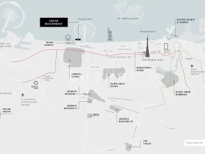 Prodej bytu 2+kk, Emaar Beachfront, Spojené arabské emiráty, 68 m2