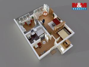 Prodej bytu 1+1, Praha - Střížkov, Varnsdorfská, 32 m2