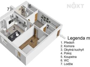 Prodej bytu 2+kk, Šlapanice, Brněnská Pole, 65 m2