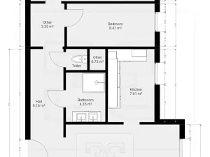 Pronájem bytu 3+kk, Písek, Jablonského, 52 m2