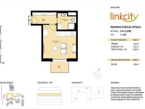 Prodej bytu 1+kk, Ostrava, Stodolní, 30 m2