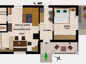 Prodej chalupy, Stříbrná Skalice, 92 m2