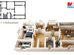 Prodej bytu 3+1, Kohoutov, 118 m2