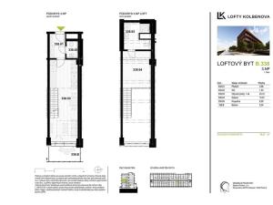 Pronájem bytu 2+kk, Praha - Vysočany, Kolbenova, 51 m2