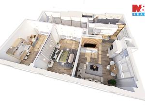 Prodej bytu 3+1, Praha - Holešovice, Veletržní, 105 m2