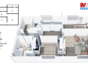 Prodej bytu 3+1, Hranice, Nová, 72 m2