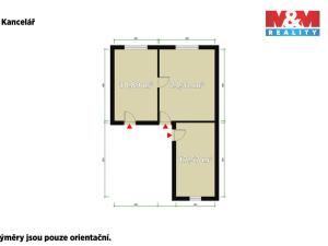 Pronájem kanceláře, Plzeň - Jižní Předměstí, Nerudova, 68 m2
