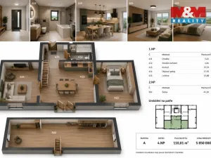 Prodej bytu 2+1, Nýrsko, 110 m2