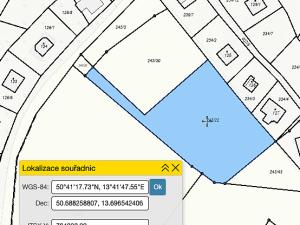 Prodej pozemku, Moldava, 2034 m2