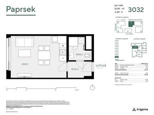 Prodej bytu 1+kk, Praha - Stodůlky, Hábova, 33 m2