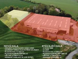 Pronájem skladu, Nové Strašecí, U Rybníka, 7843 m2