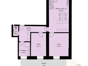 Prodej bytu 3+kk, Třešť, Wolkerova, 84 m2