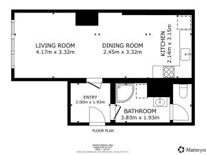 Pronájem bytu 1+kk, Praha - Vršovice, Petrohradská, 41 m2
