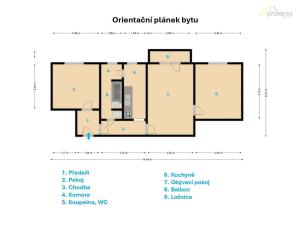 Pronájem bytu 3+1, České Budějovice - České Budějovice 7, L. M. Pařízka, 64 m2