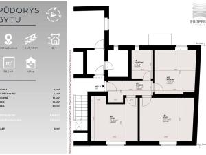 Prodej bytu 2+1, Brno, Charbulova, 65 m2